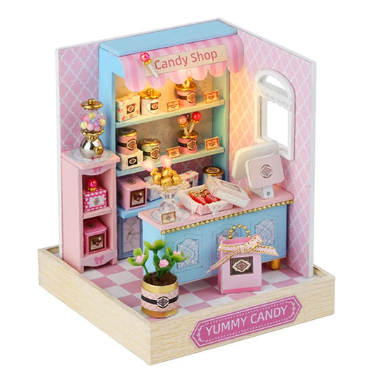 Tienda de dulces en miniatura