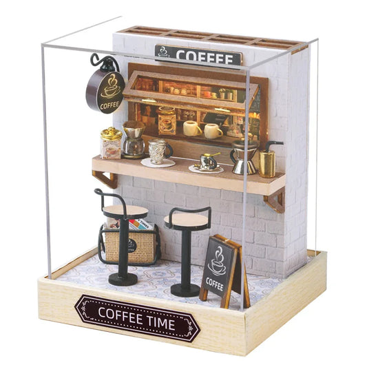 ¡Hora del café! - Tienda de café en miniatura